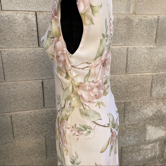 Vintage Kathy Roberts Floral Formal Dress - Picture 11 of 16